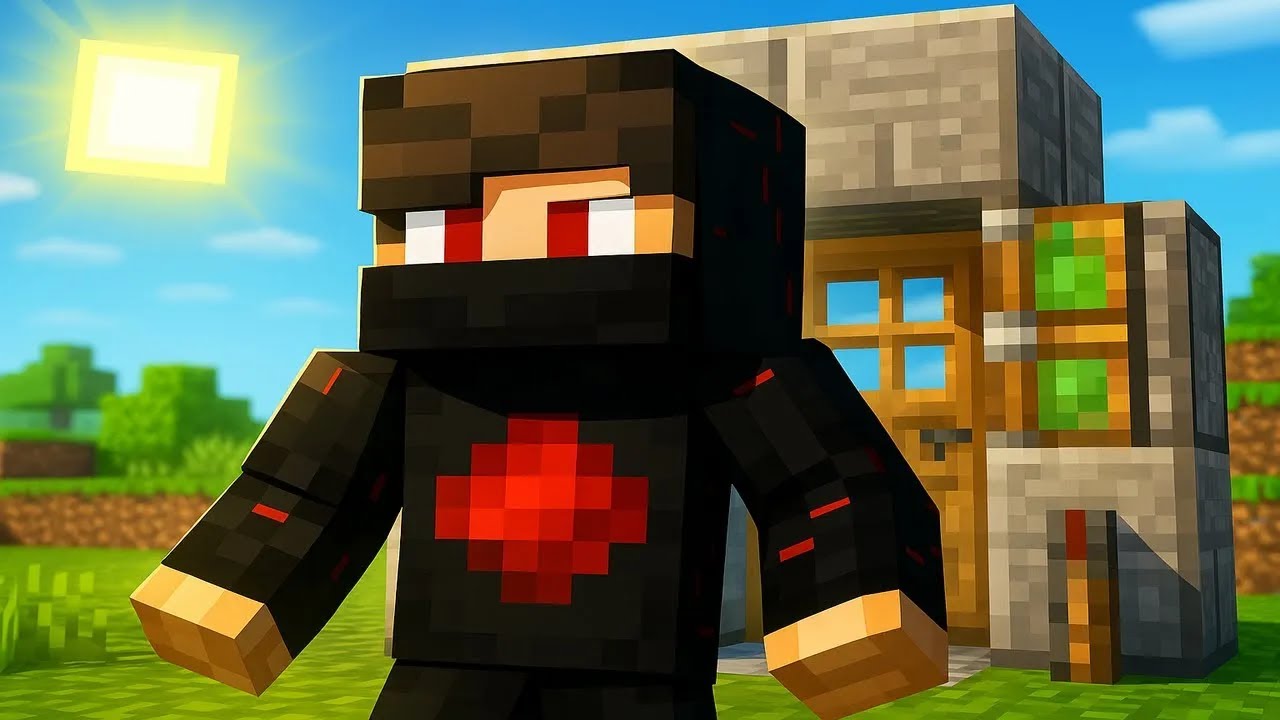 Minecraft Redstone Tutorial: Automatische Tageslicht-Tür ganz einfach bauen! 🌞