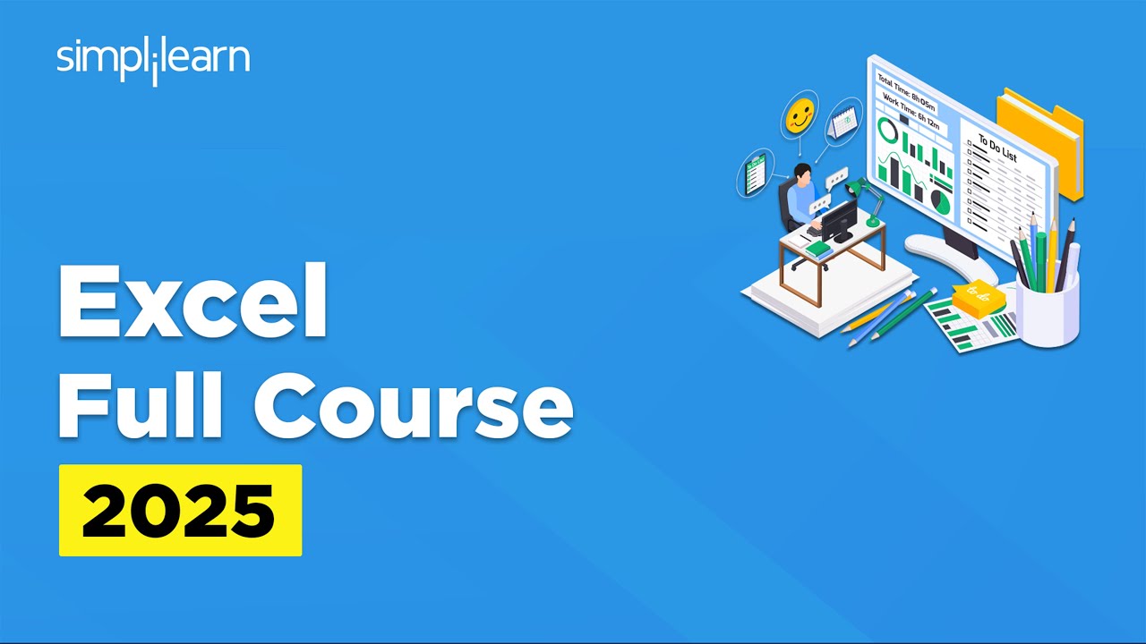 Excel Full Course 2026 | Excel Tutoring For Beginners | Microsoft Excel Tutorial | Simplilearn