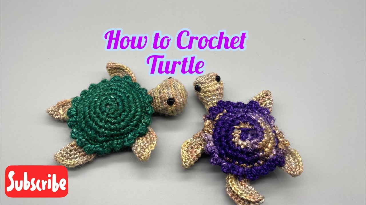 CROCHET TUTORIAL | How To Crochet | Crochet Turtle Tutorial | AMIGURUMI TURTLE