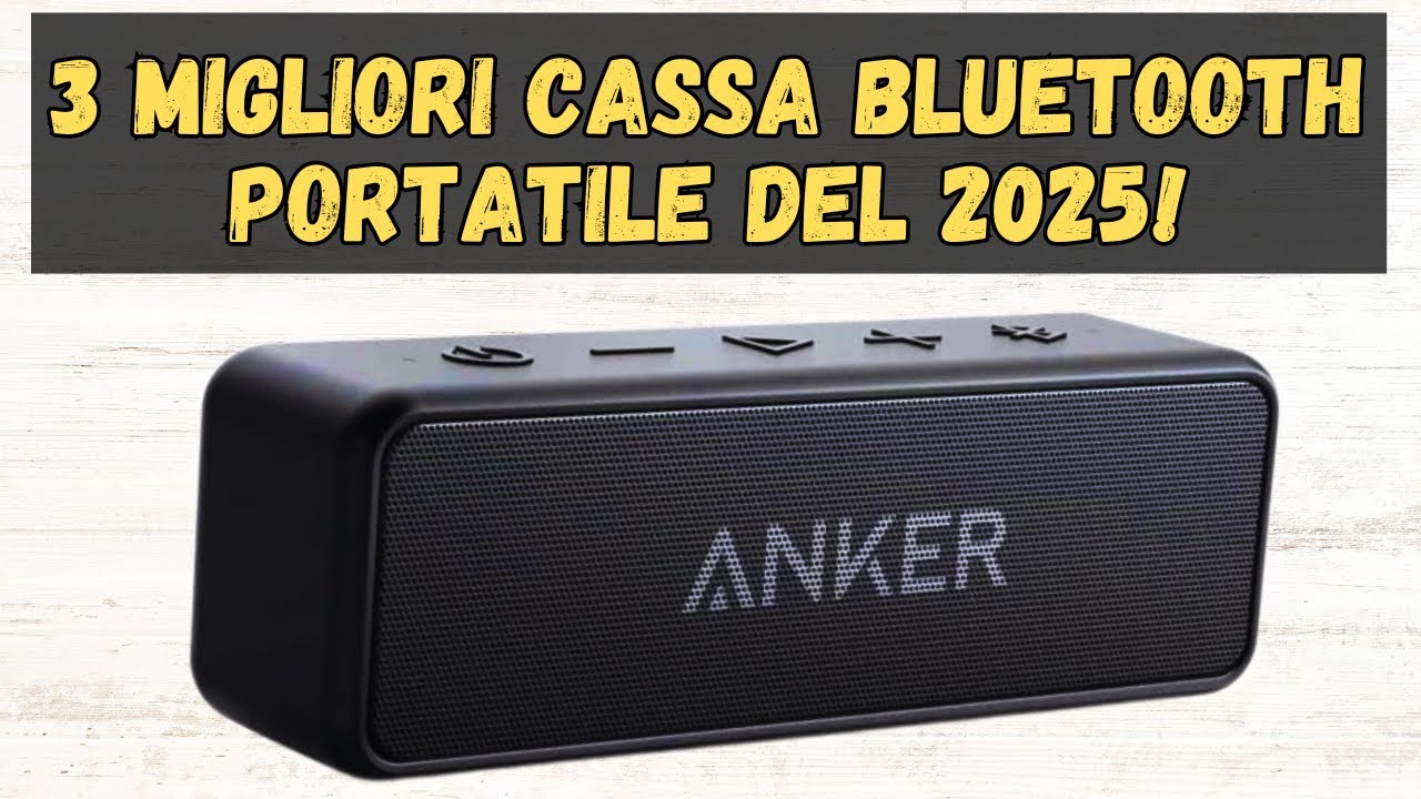 ❌ TOP 3 MIGLIORI CASSA BLUETOOTH PORTATILE DEL 2025!!! (MIGLIORI PREZZI!!!)