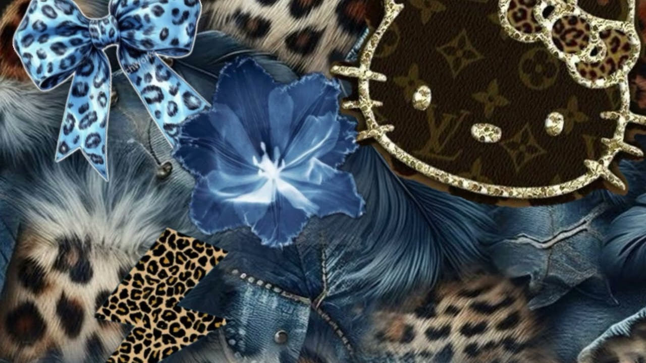 40 minute leopard/cheetah hello kitty wallpaper background screen 