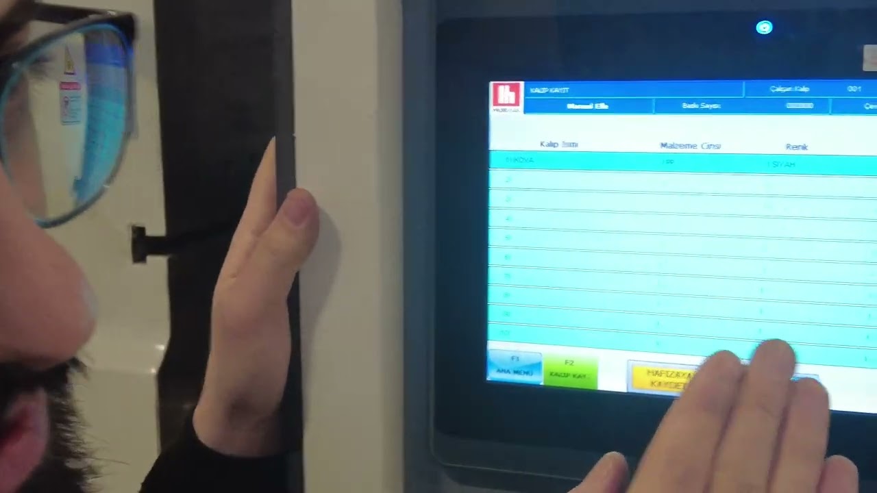 HÜRMAK LG LS Plastik Enjeksiyon Makinesi Hafıza Kalıp çağırma kaydetme  kopyalama Kullanımı Kılavuzu
