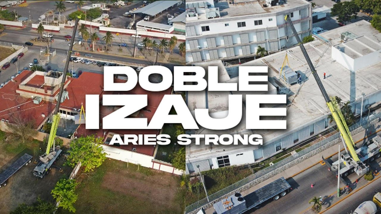 IZAJE DOBLE CON GRÚA ZOOMLION 200 TONELADAS