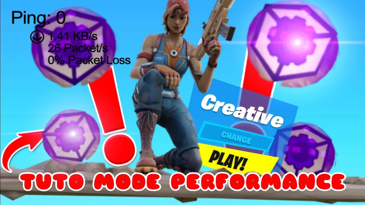 Tuto Comment Créer un Mode PERFORMANCE🌐 en Mode Créatif sur Fortnite !