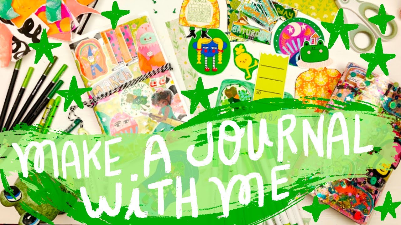 DIY Hobonichi Journal Notebook | Laminated Collage Journal Cover | Lose Leaf Tomoe River Paper