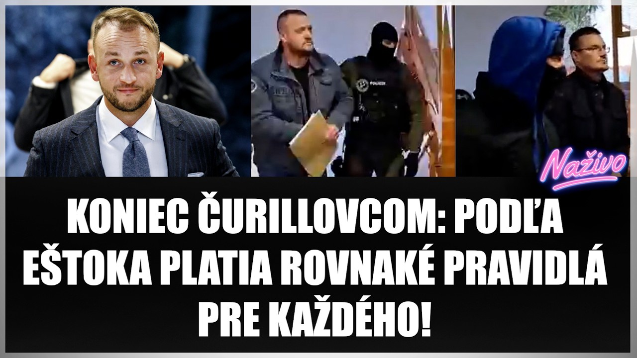 KONIEC ČURILLOVCOM: PODĽA EŠTOKA PLATIA ROVNAKÉ PRAVIDLÁ PRE KAŽDÉHO! A čo Gašparova obžaloba?