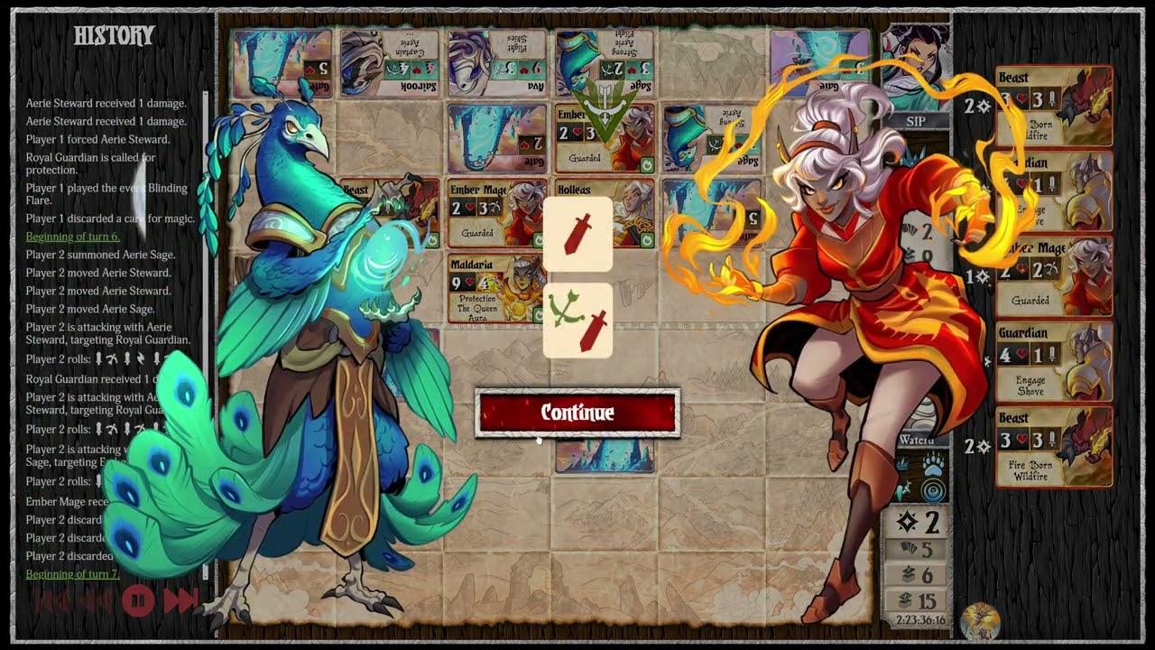 Summoner wars 2nd edition - Friendly match LIVE play - Phoenix Elves (Waterd) vs Skypear Avian (Sip)