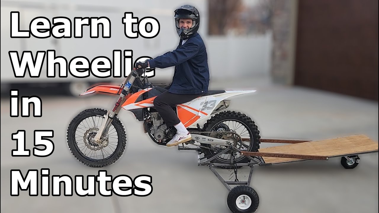 The wheelie training wheels are so much fun!