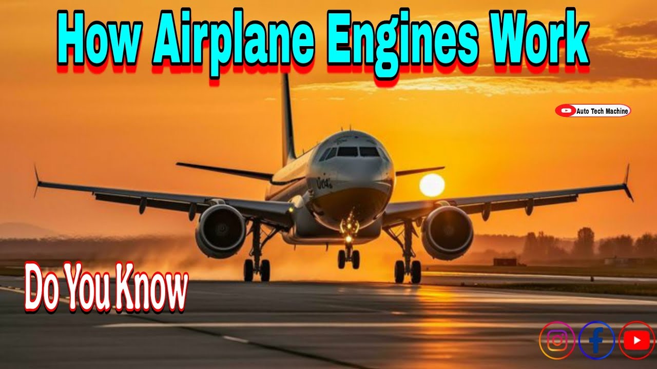 How Airplane Engines Work | How airplane engines work explained in 3D animation @autotechmachine