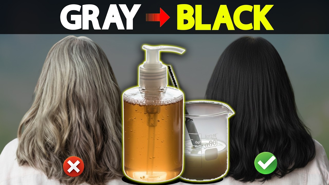 The Best Homemade Shampoo to Reverse Gray Hair and Stop Hair Loss | HairThrive
