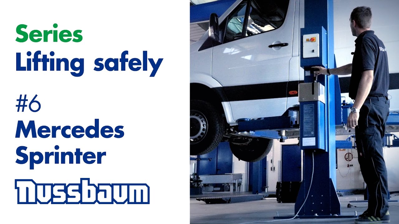Lifting cars safely #6 Mercedes Sprinter