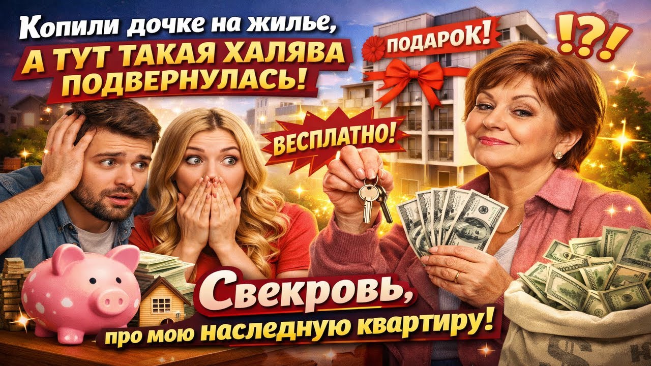 «КОПИЛИ ДОЧКЕ НА ЖИЛЬЕ, А ТУТ ТАКАЯ ХАЛЯВА ПОДВЕРНУЛАСЬ!»   СВЕКРОВЬ, ПРО МОЮ НАСЛЕДНУЮ КВАРТИРУ
