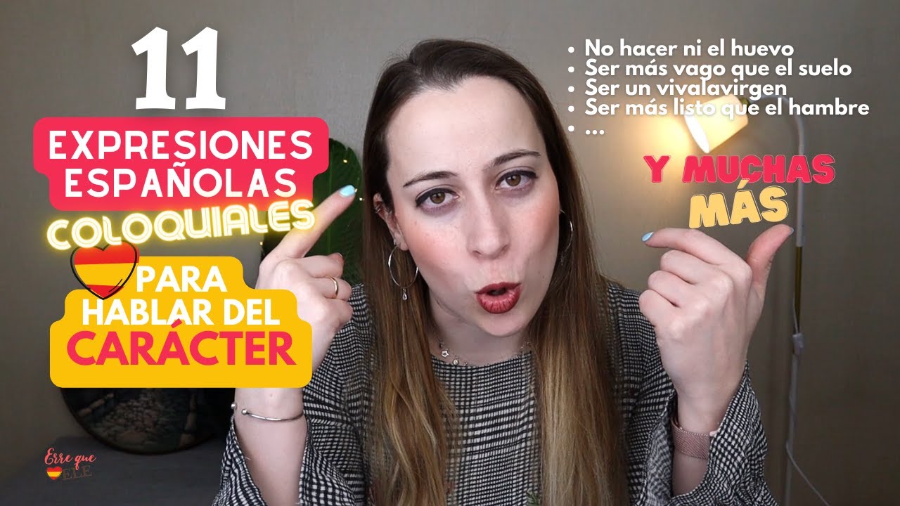 EXPRESIONES ESPAÑOLAS para hablar del CARÁCTER