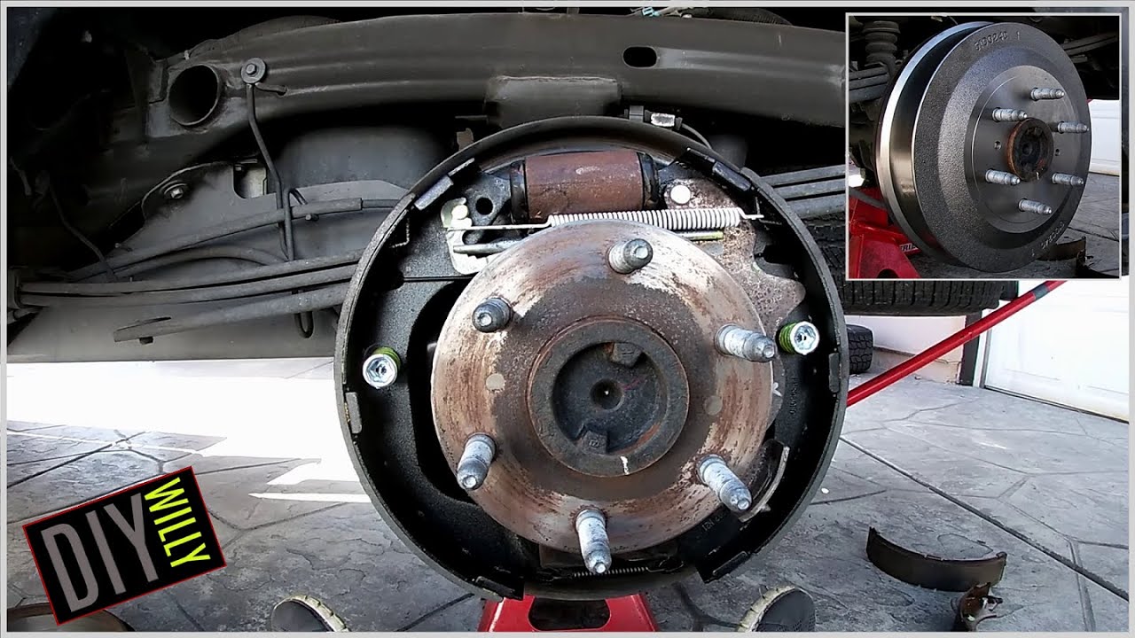 Замена изношенных задних барабанных тормозов 2007 - 2013 Chevy Silverado - GMC Sierra