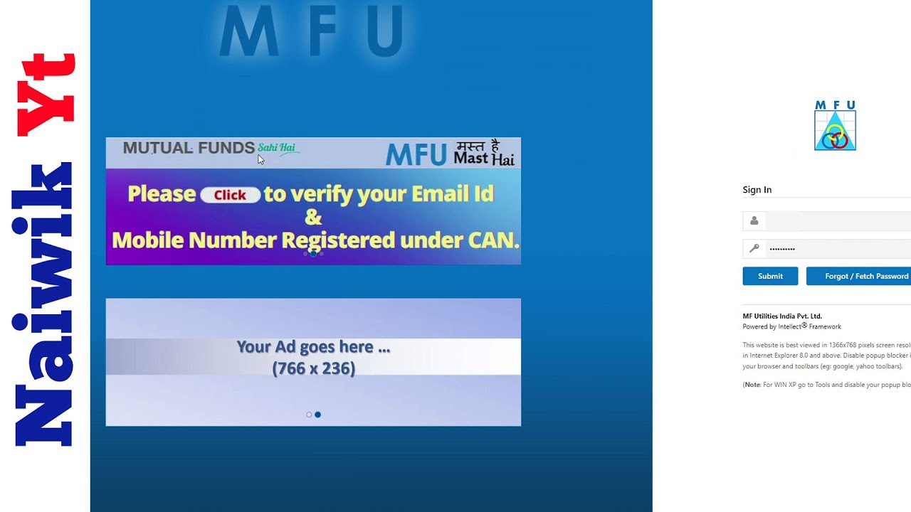 How to Redeem Multiple Mutual Fund Schemes at once on MFU Online Website
