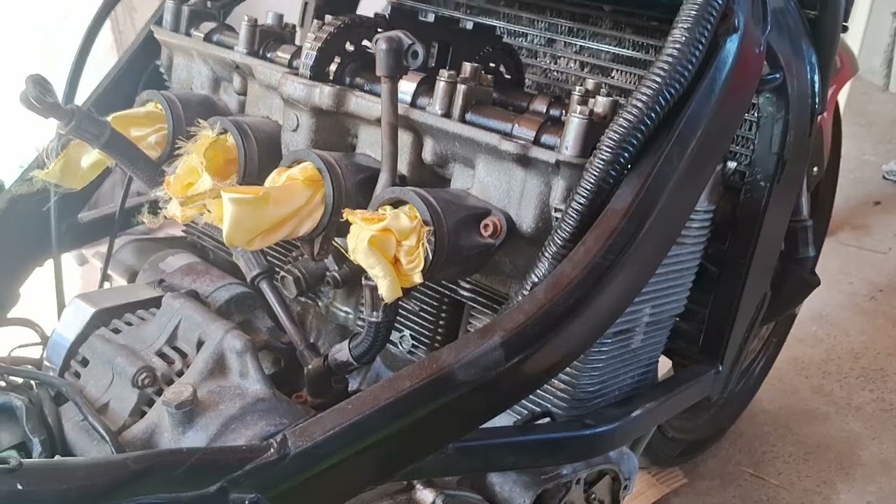 barulho no motor da suzuki gsx750f
