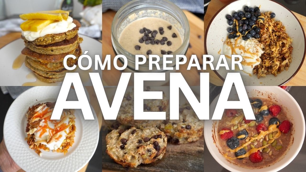 7 desayunos saludables con avena |  fáciles, ricos y perfectos para la semana