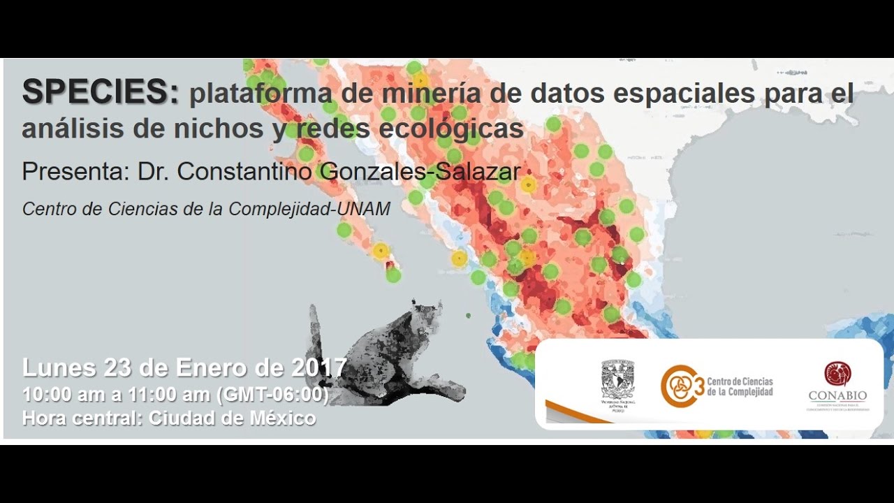 SPECIES: plataforma de minería de datos espaciales para el análisis de nichos y redes ecológicas