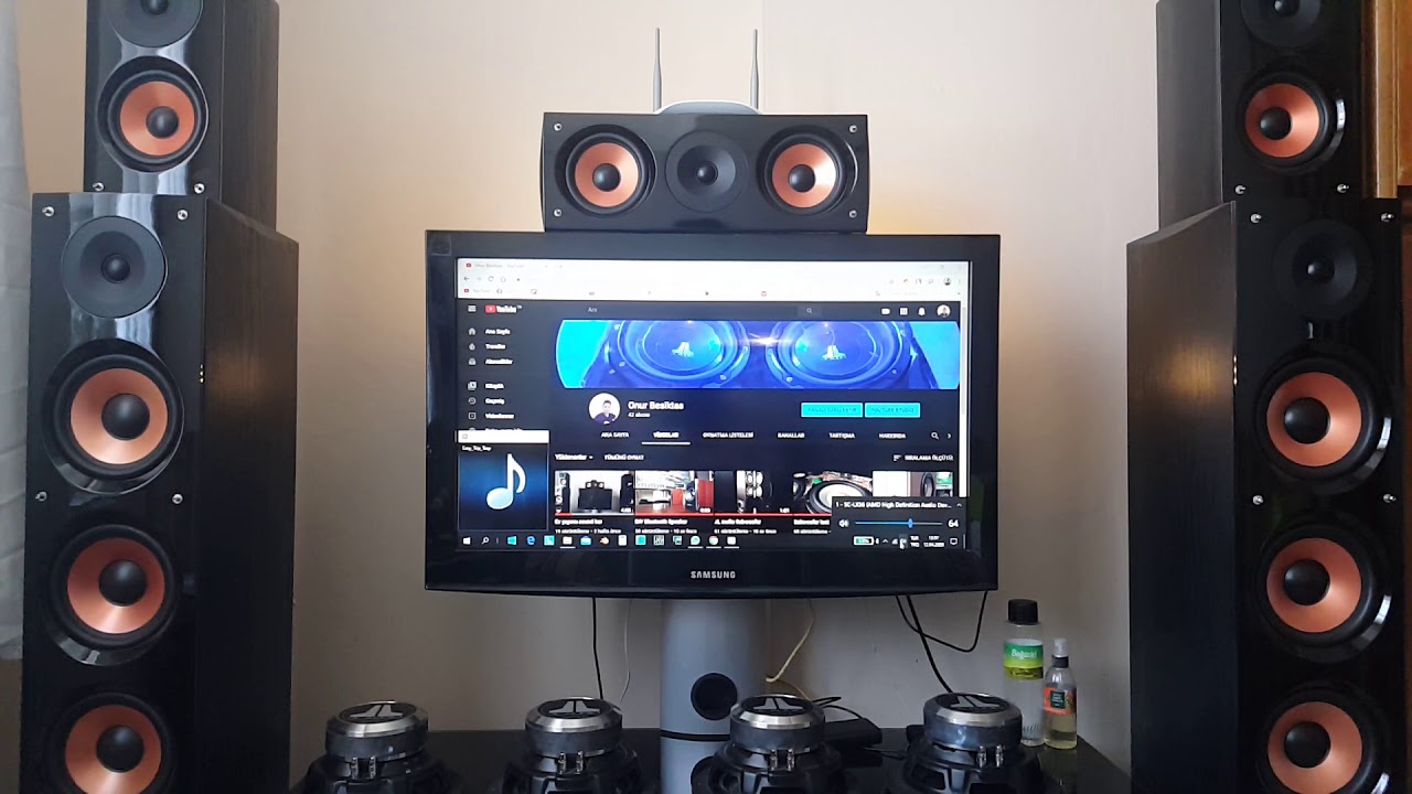 Pioneer sinema sistemi - Pure acoustics Supernoa 8 sound test