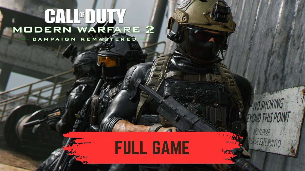 Call of Duty Modern Warfare 2 Remastered - Full Campaign Walkthrough | 1080p 60FPS No Commentary