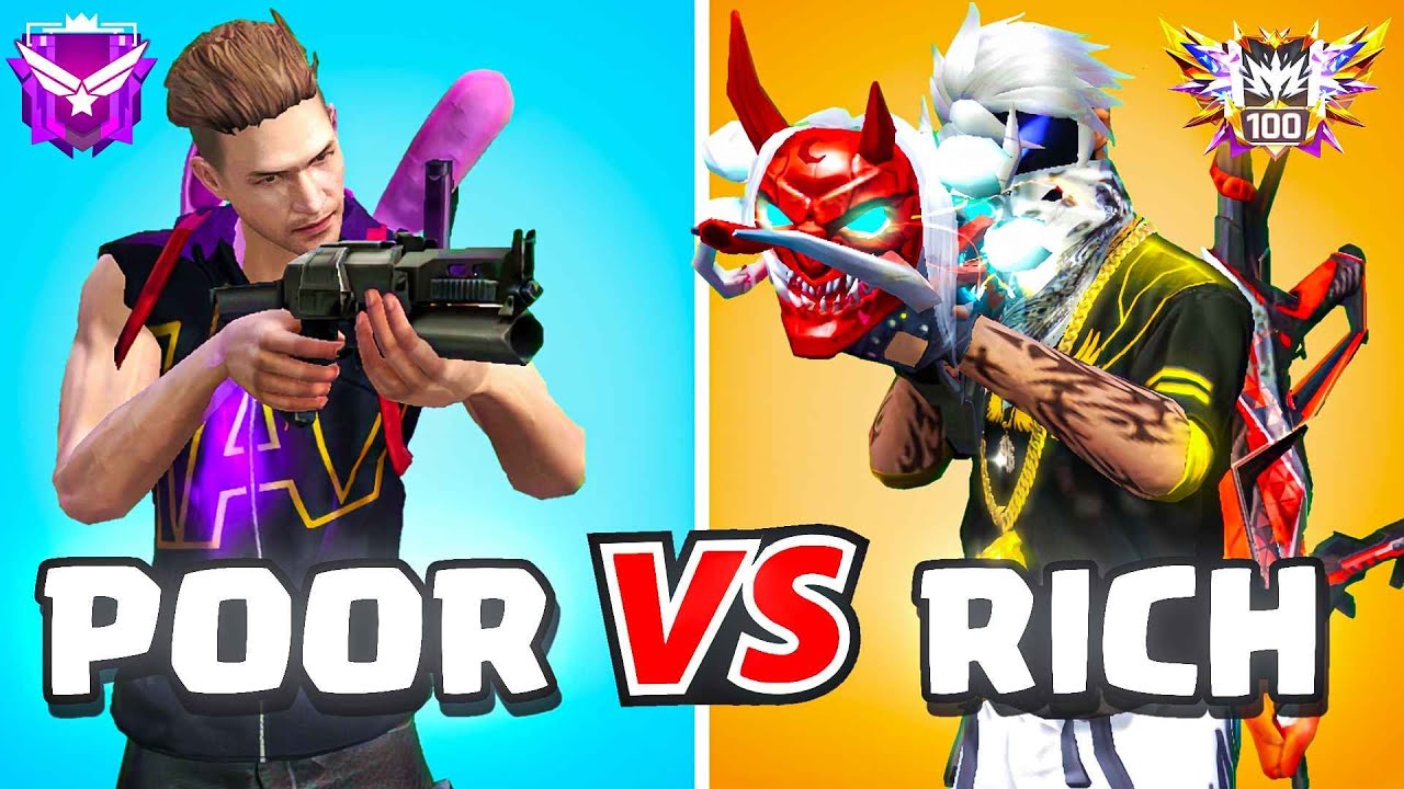 RICH ID vs POOR ID in Free Fire &ndash; Which Gets More Headshots?🧐