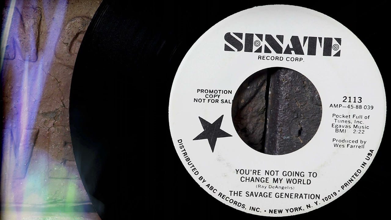 The Savage Generation - You're Not Going To Change My World  ...1967