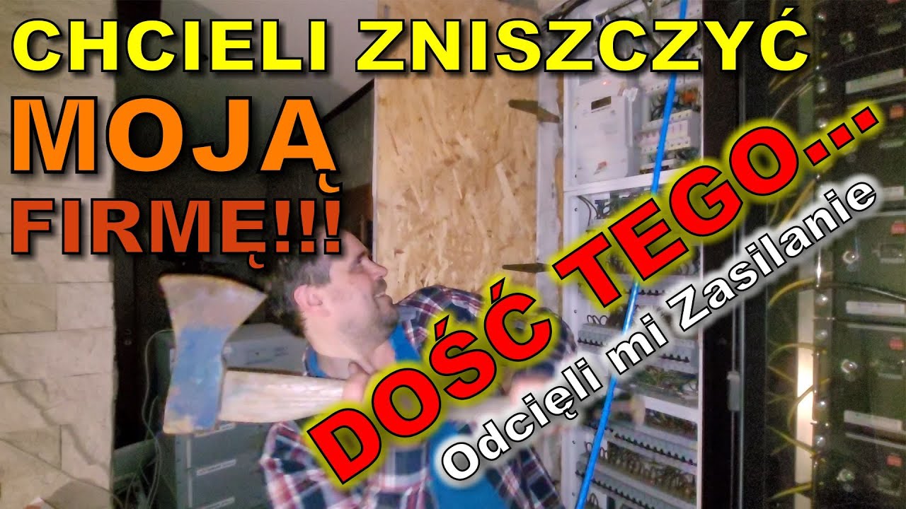 TAURON Wyłączył mi prąd!!! Chcieli zniszczyć biznes Zostałem WYDYMANY Ratunek w OFF GRID LFP Battery