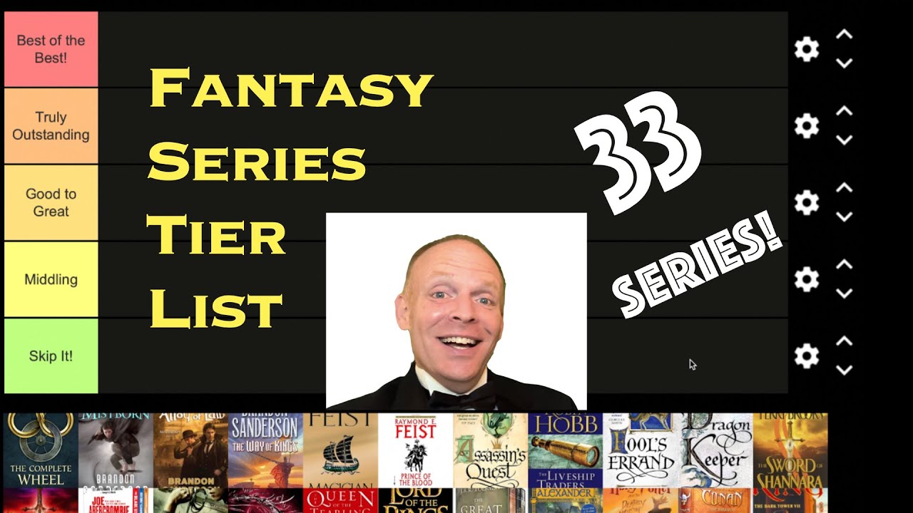 Fantasy Tier List | 33 Book Series | Classic and Modern