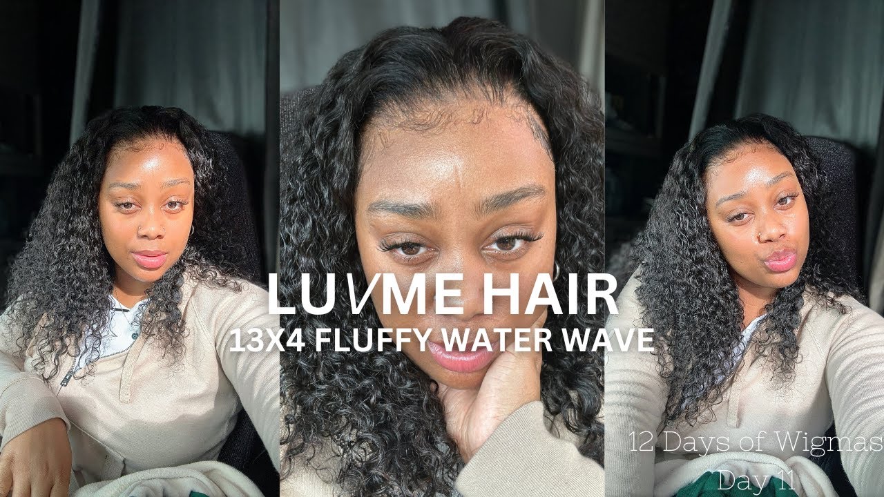 12 DAYS OF WIGMAS| DAY 11| LUVME HAIR| 13X4 FLUFFY WATER WAVE