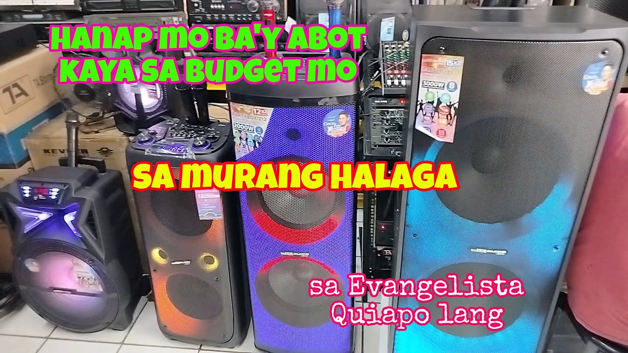 malupet ngayon na Party box speaker ng DB Audio sobrang angas ng spec's