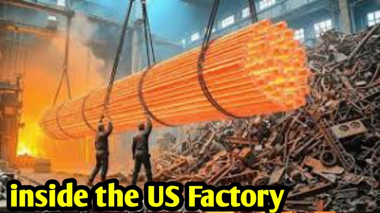 inside the US steel Factory 