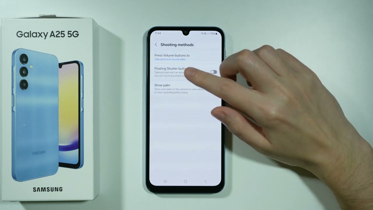 Samsung Galaxy A25 5G: все настройки камеры