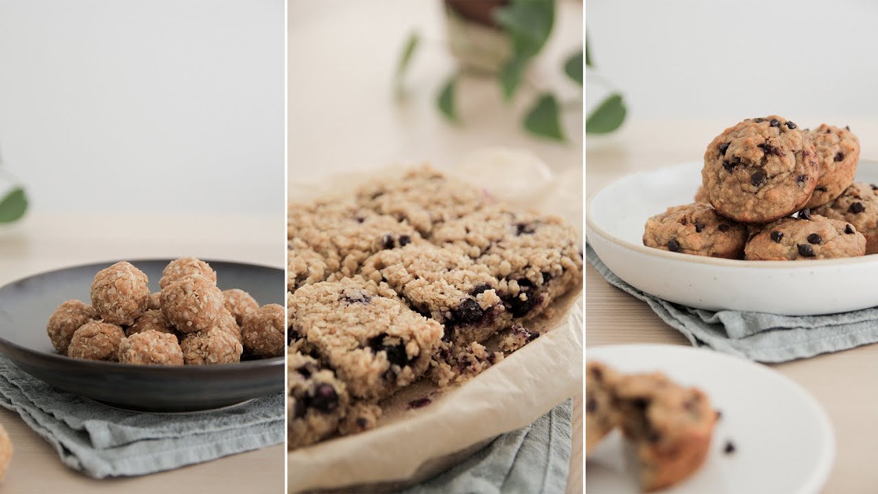 Use Up Your Oats! 3 Easy Healthy Snack Recipes