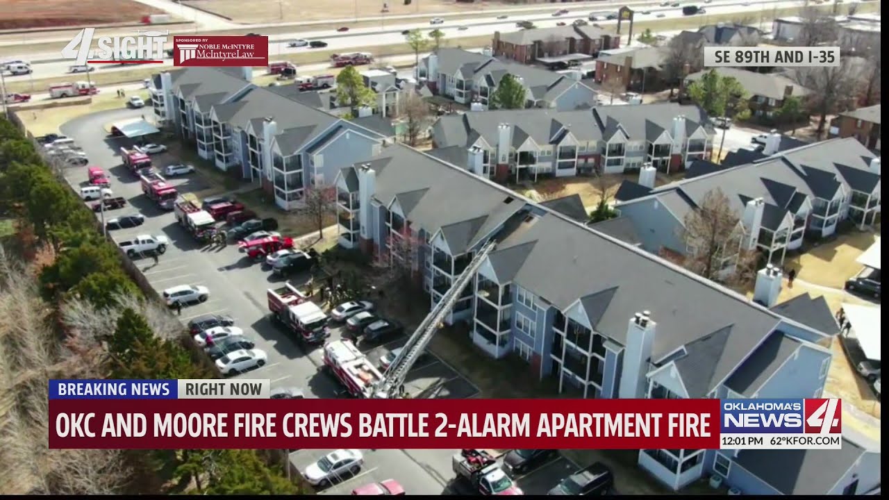 OKCFD crews respond to apartment fire in SE OKC