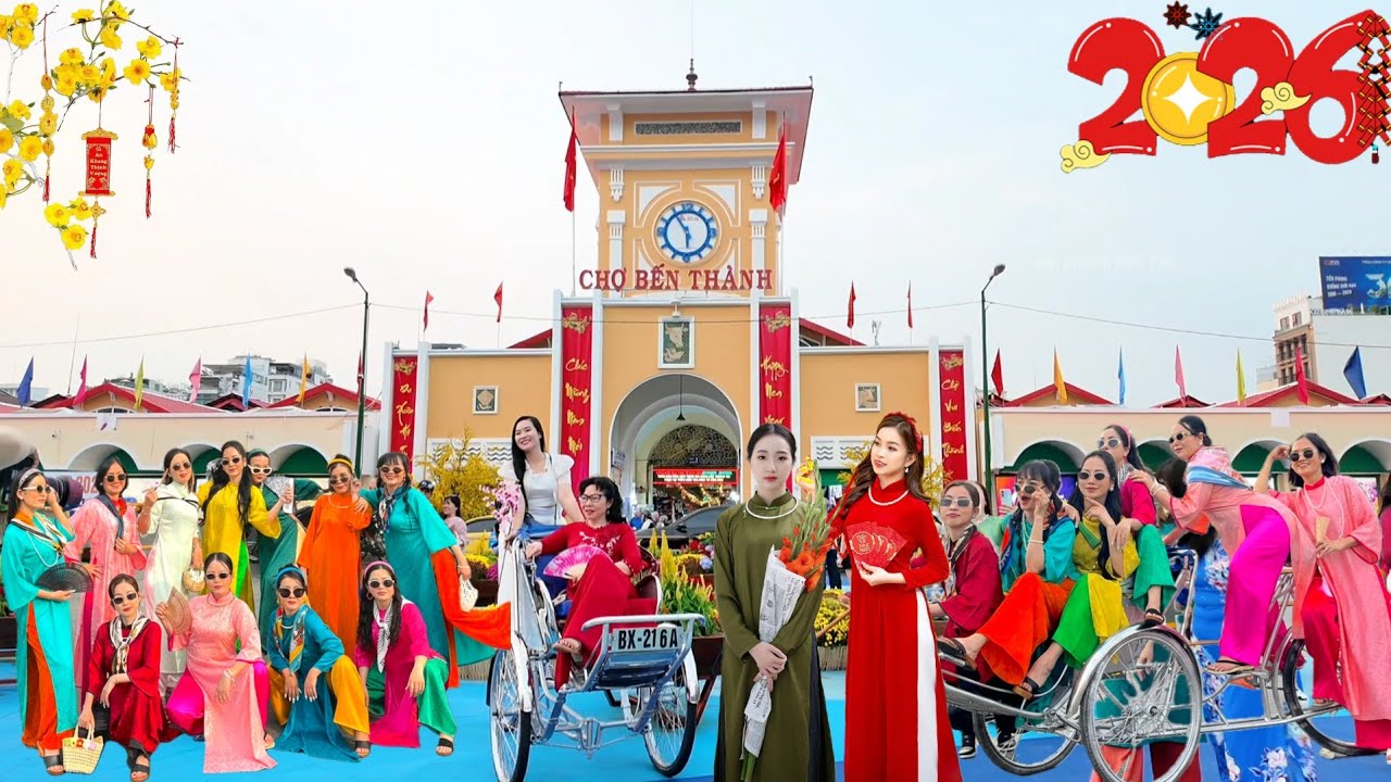 TẾT SÀI GÒN 2026|SÀI GÒN NÁO NHIỆT CHỢ BẾN THÀNH NGẬP TRÀN SẮC XUÂN | HO CHI MINH CITY NEW YEAR 2026