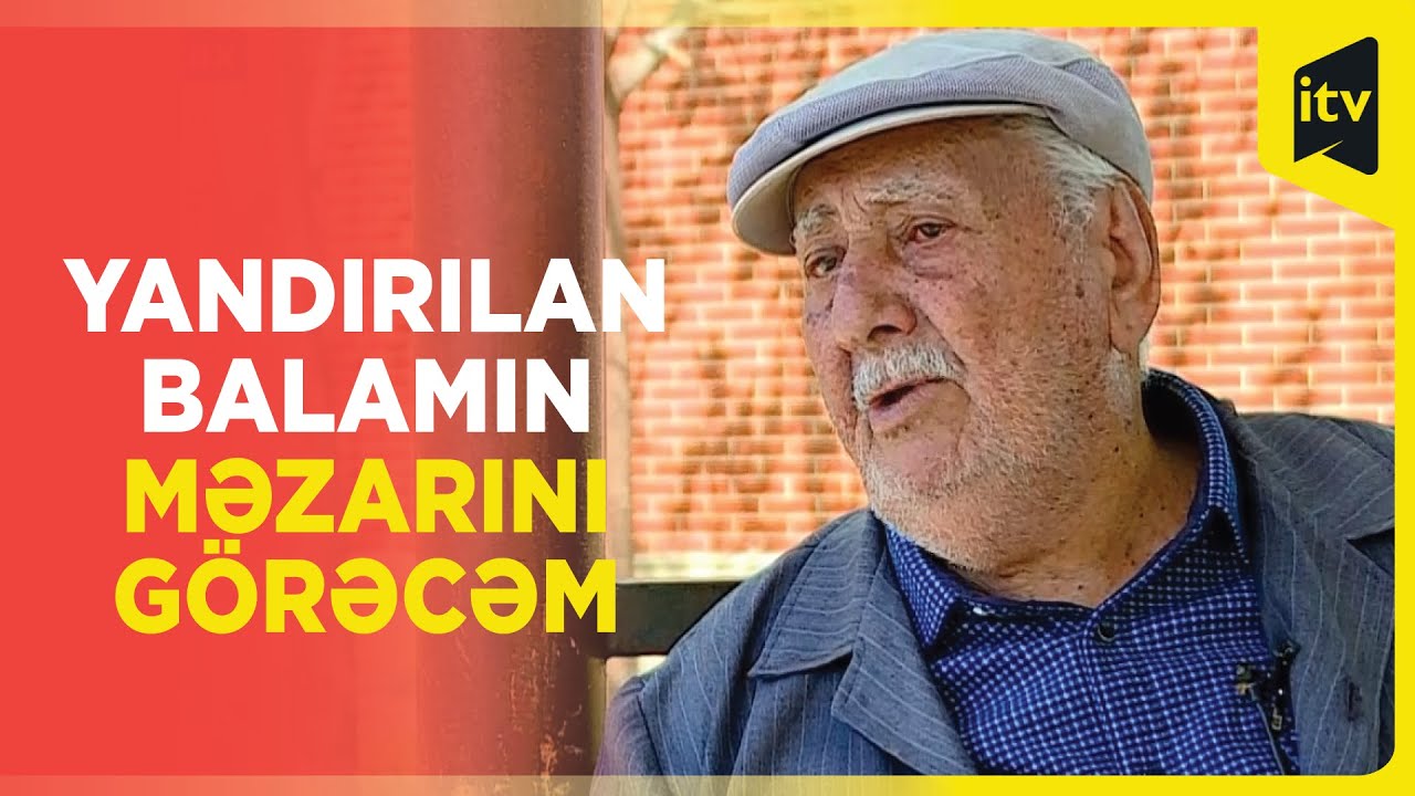 Övladı ermənilər tərəfindən yandırılan Bağanis-Ayrım sakini göz yaşlarına hakim ola bilmədi