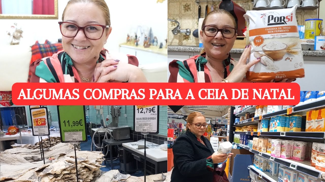 COMPRAS PARA A CEIA DE NATAL 2023🌲🌲// NO INTERMARCHE//ELISABETE NOGUEIRA