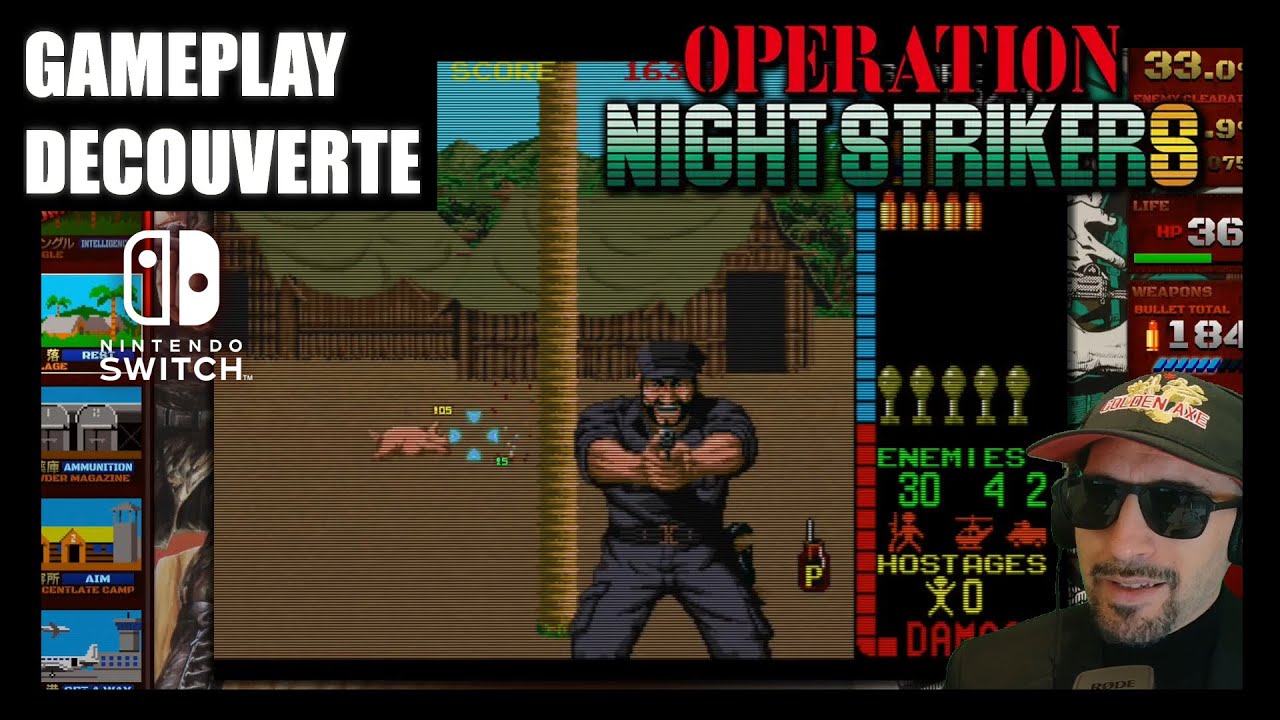OPERATION NIGHT STRIKERS SWITCH - GAMEPLAY DECOUVERTE