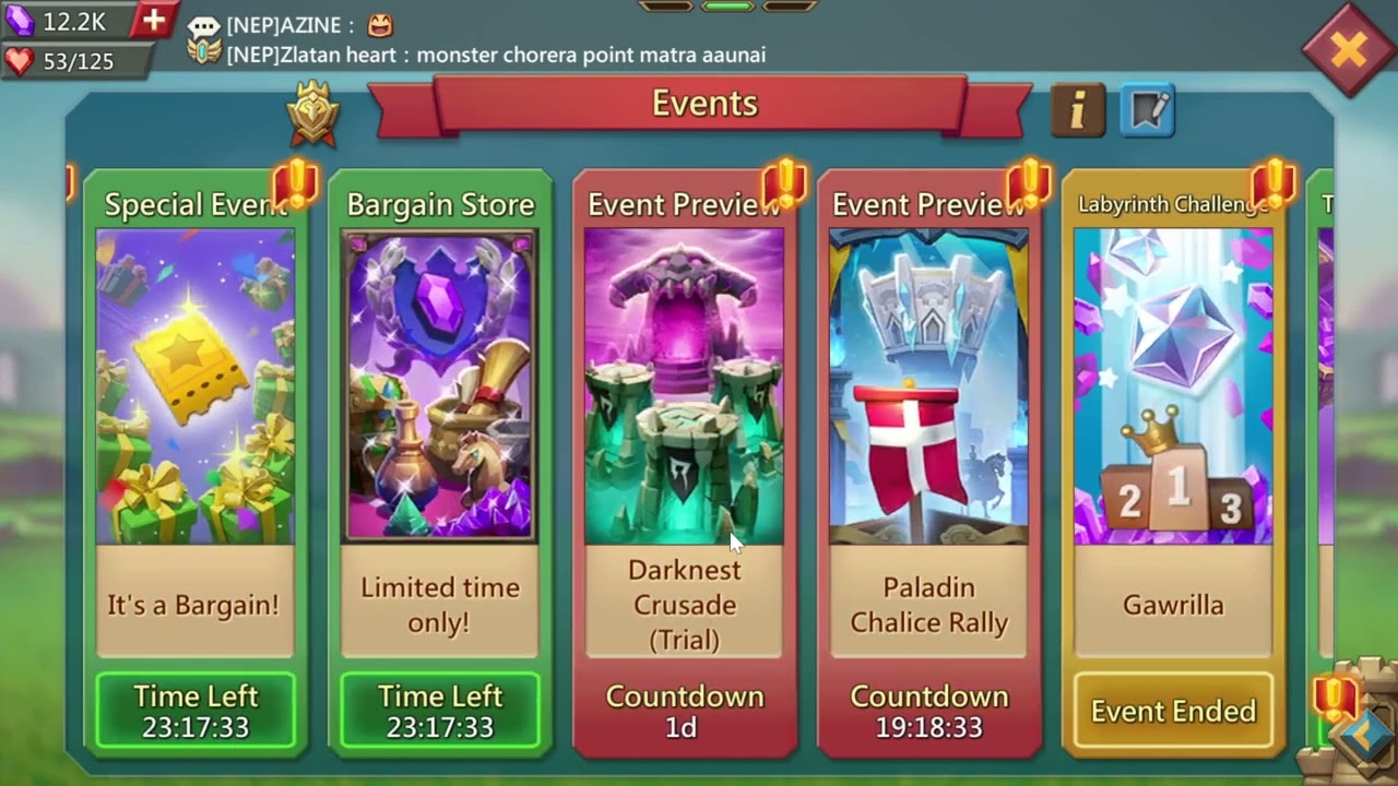 trap account guild feast // lords mobile