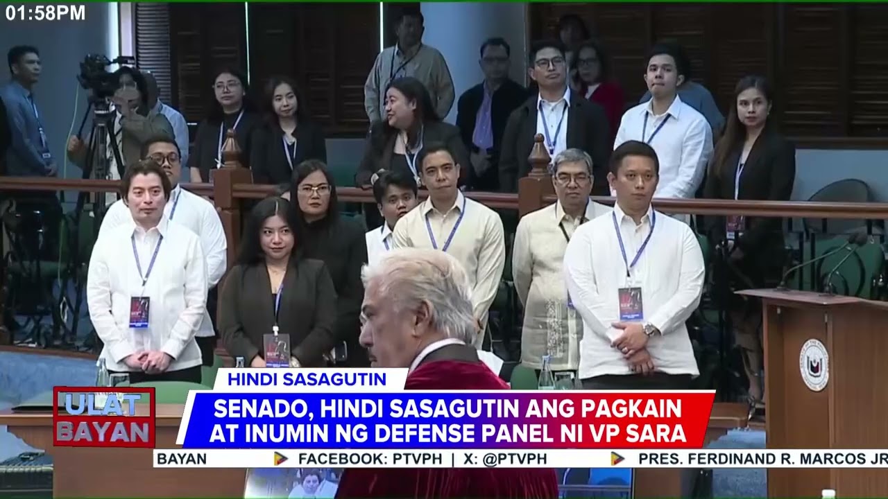 Senado, hindi sasagutin ang pagkain at inumin ng Defense panel ni VP Sara