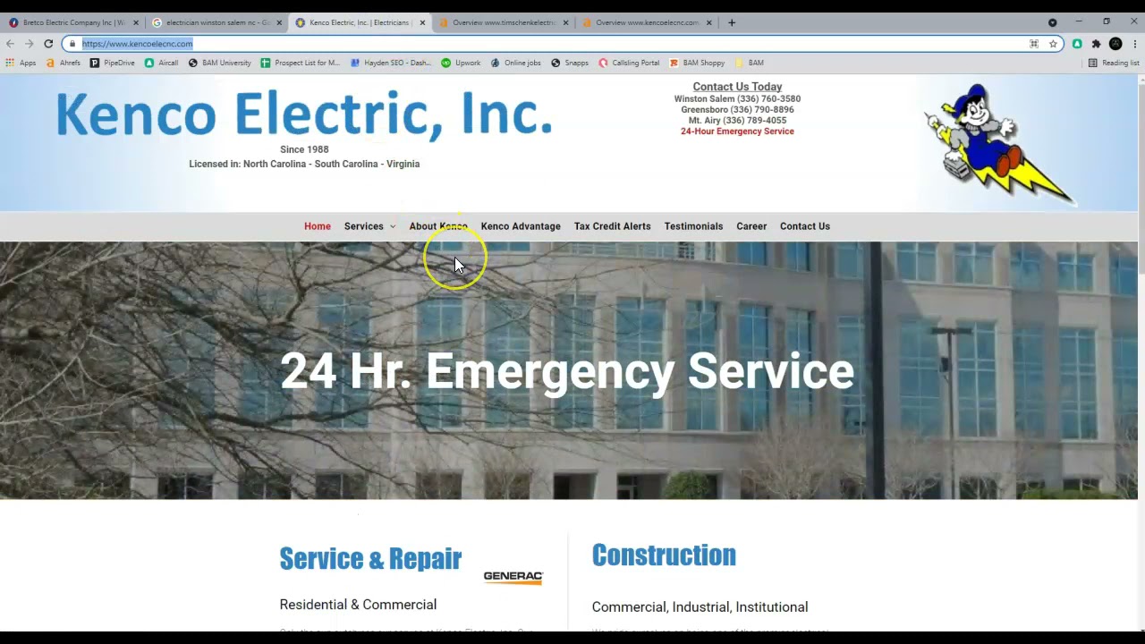 Bretco Electric- Hayden SEO show&rsquo;s how to out rank competition