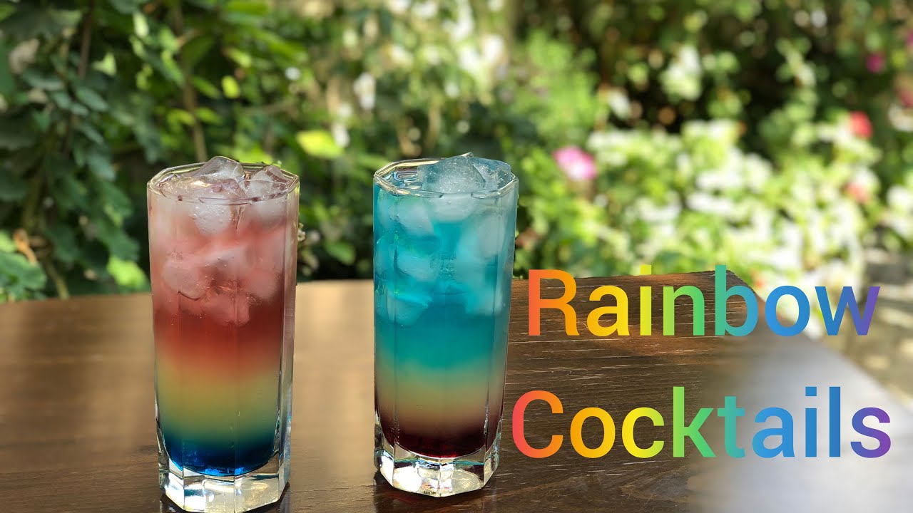 Rainbow Cocktail: how to make rainbow cocktails at home