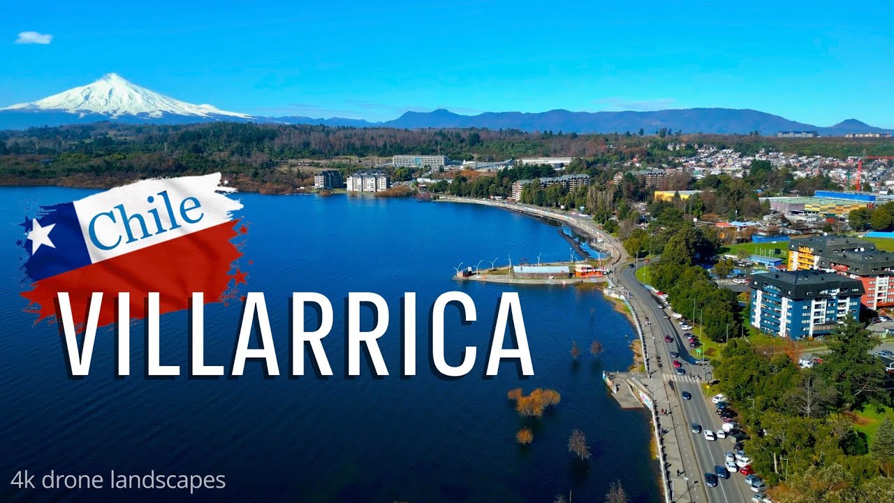 Villarrica desde un drone (4K cinematic footage, 2024)