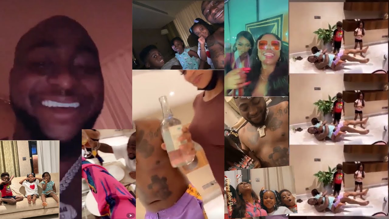 Davido Spoil His Baby Mamas Sophia Momodu & Amanda In Ghana With Tiwa Savage