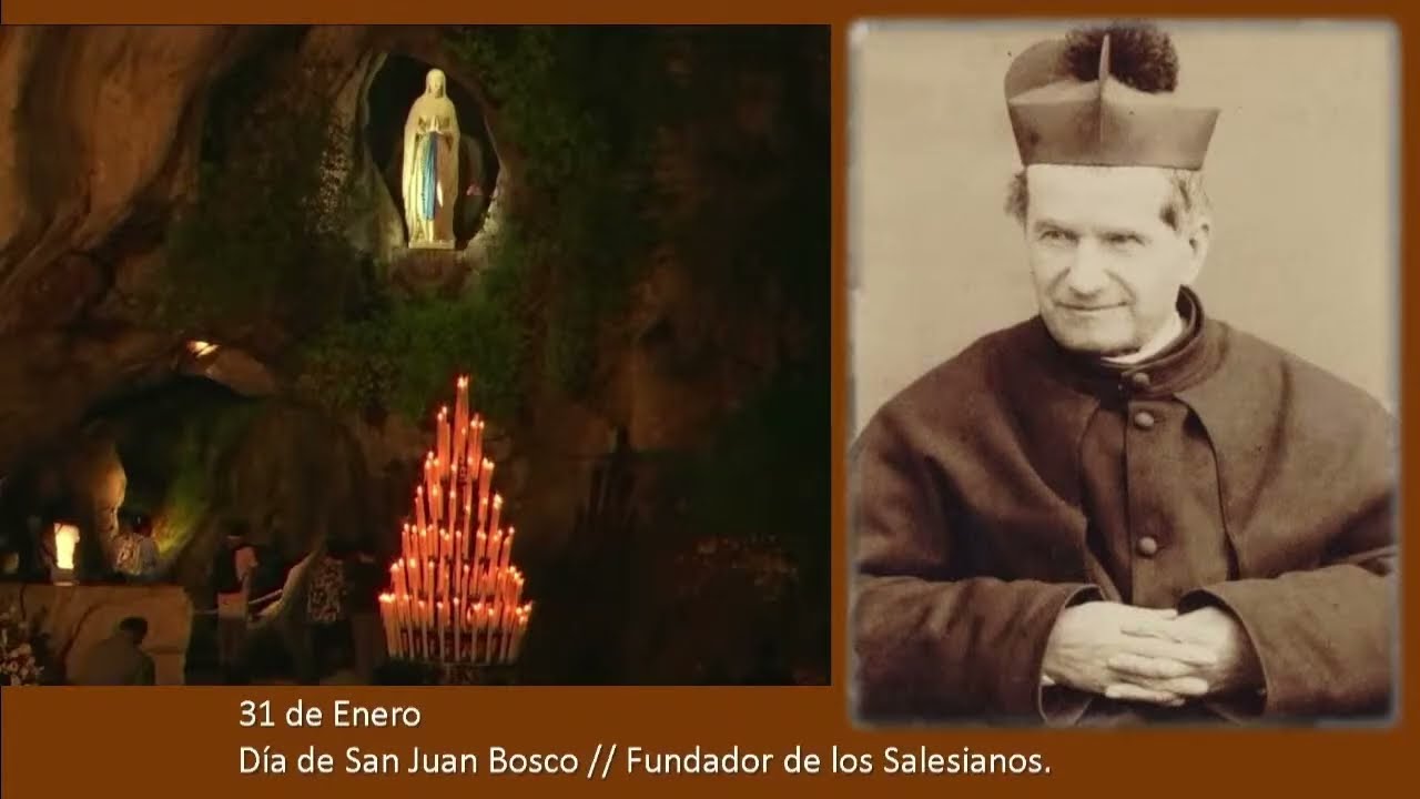 Rezo del Santo Rosario desde Lourdes. Hoy 31 de enero día de San Juan Bosco.