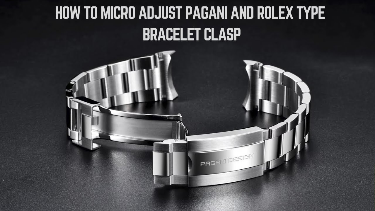 How to Micro adjust Pagani Design Bracelet Clasp