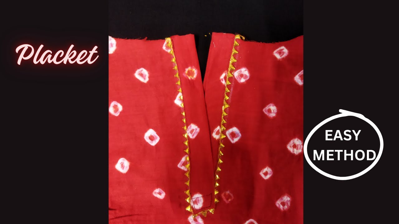 how to Make a Placket in Sewing (Step-by-Step Tutorial)