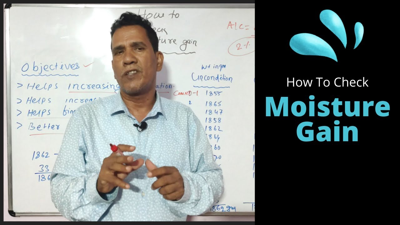How To Check Moisture Gain || For Better Recovery Of Yarn || Sahoo Textile Academy
