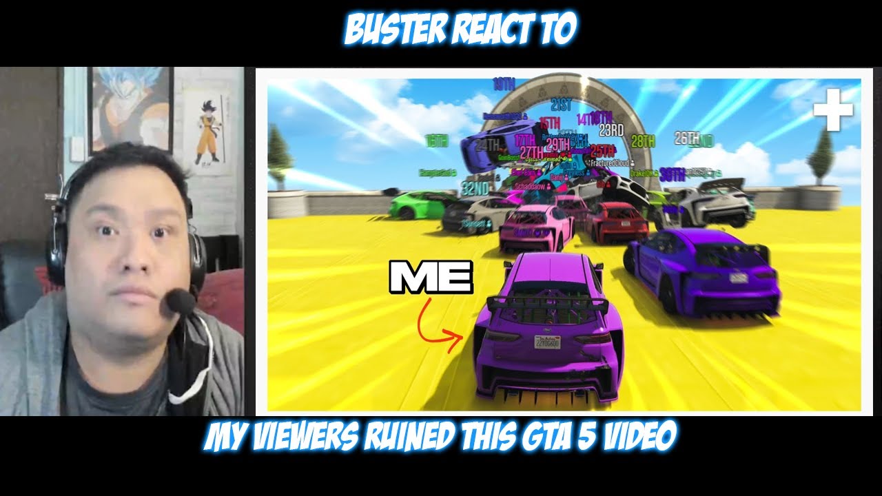 Buster Reacts to @SMii7Yplus | My Viewers Ruined This GTA 5 Video