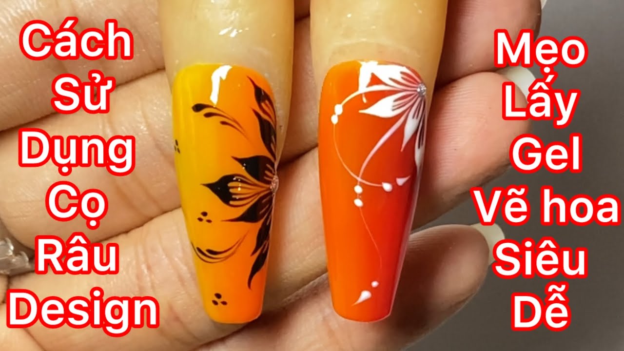 Cách lấy gel vẽ hoa văn chuẩn từ a đến z